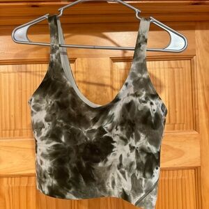 Lululemon align tank top in green tie dye